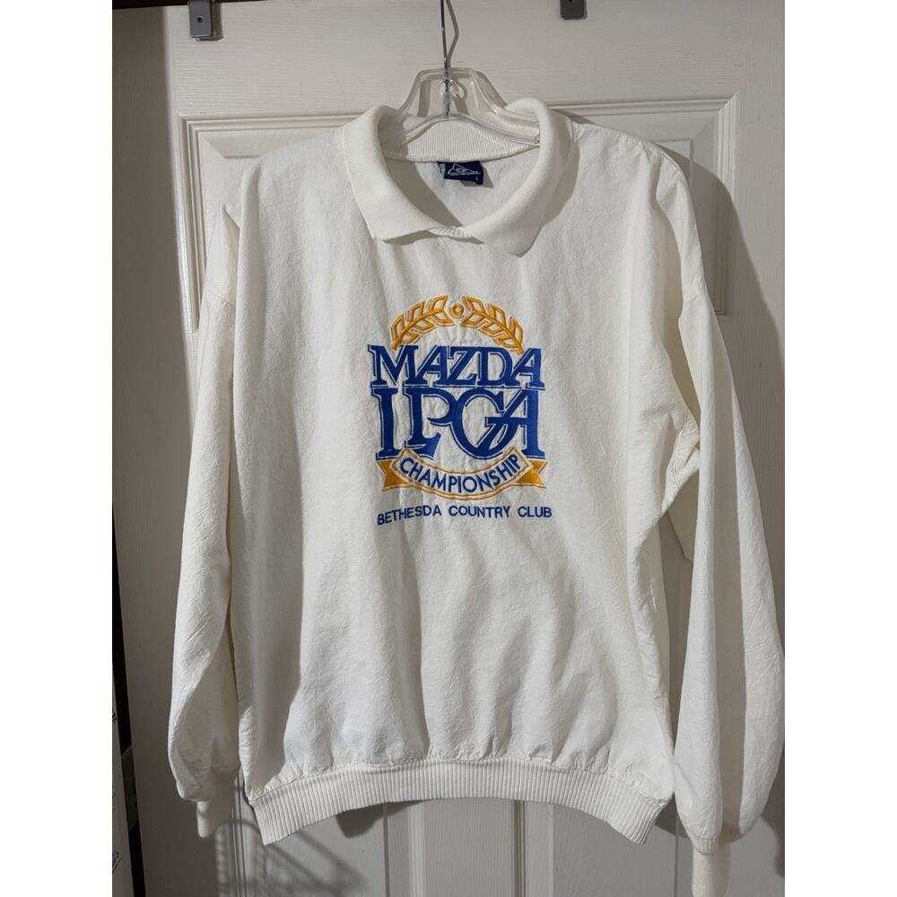 Vintage Mazda LPGA Championship Bethesda Country Club Shirt Sz XL 90’s Golf